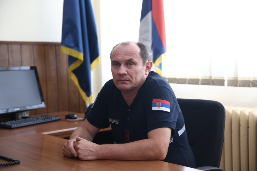 Komandant vatrogasno-spasilačke brigade Beograd