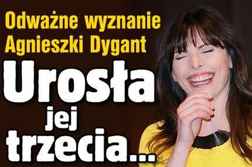 Odważne wyznanie Dygant. Urosła jej trzecia...