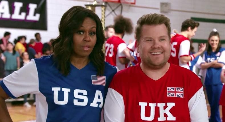 James Corden Michelle Obama