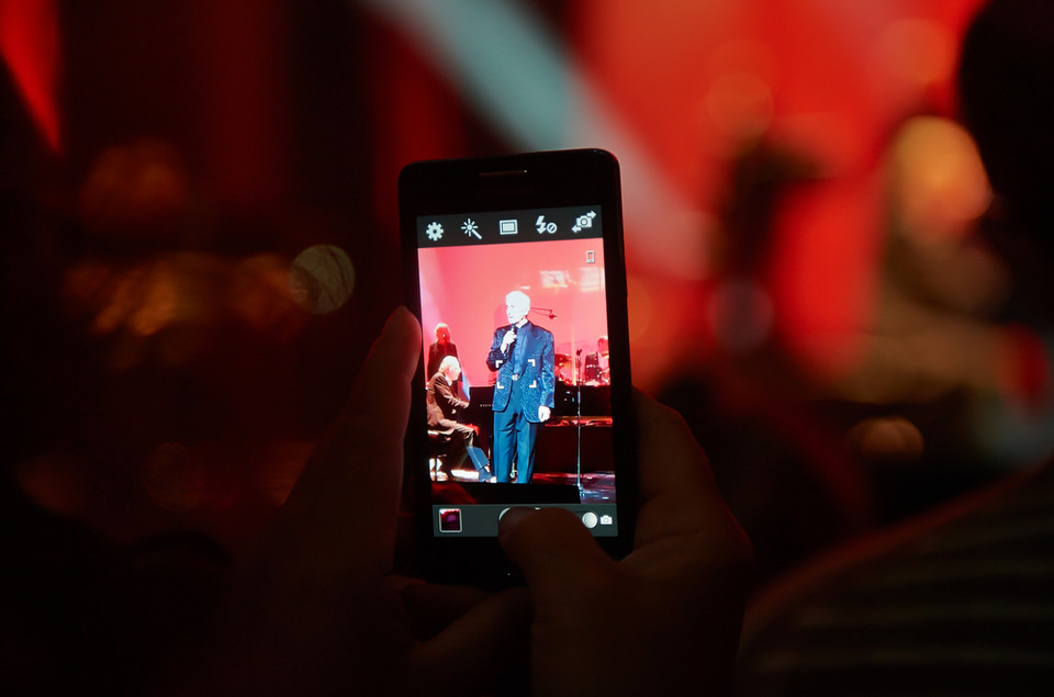 Charles Aznavour na koncercie w Polsce (Sala Kongresowa, Warszawa)