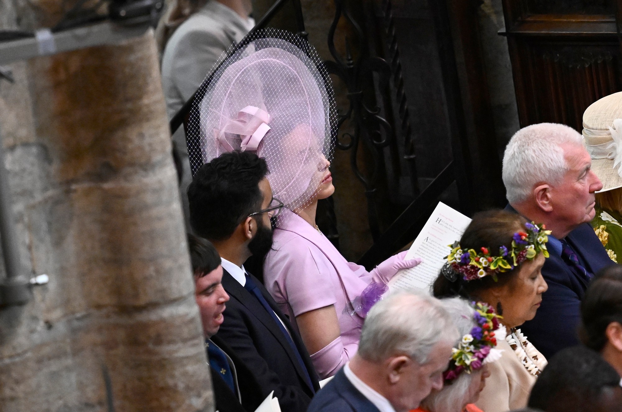 Speváčka Katy Perry na korunovácii kráľa Karola III.