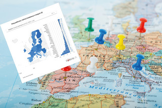 Oto najbardziej zadłużone państwa UE. Są nowe dane Eurostatu [MAPA]