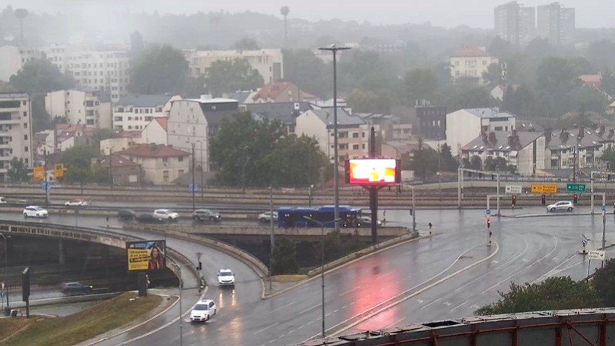 Jaka kiša pogodila Beograd