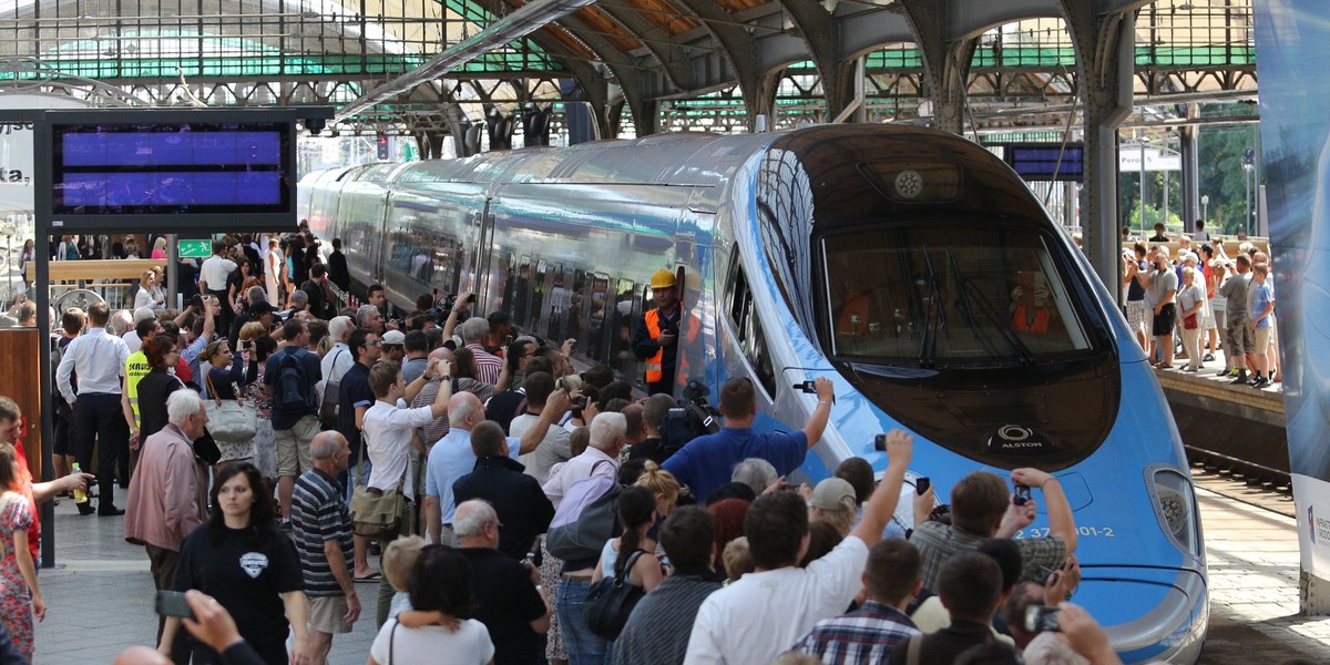 Pendolino we Wrocławiu