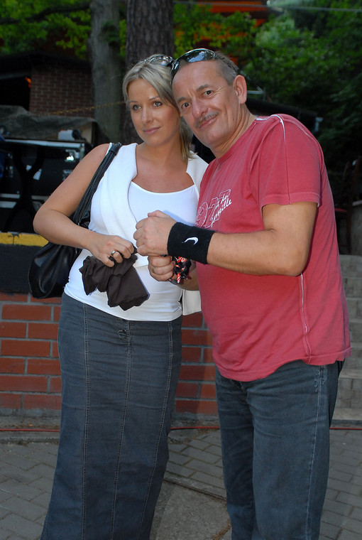 Marcin Daniec z żoną Dominiką