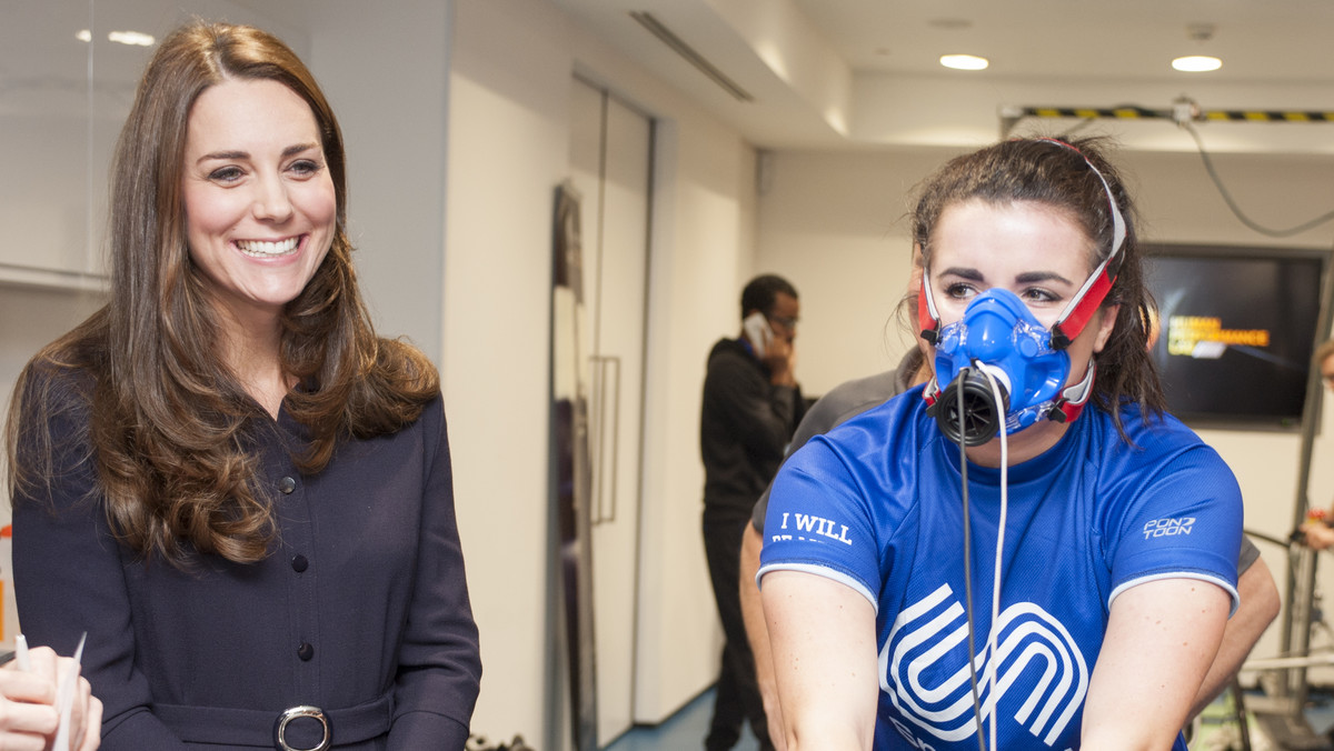 Ciężarna księżna Kate w SportsAid Workshop Londynie