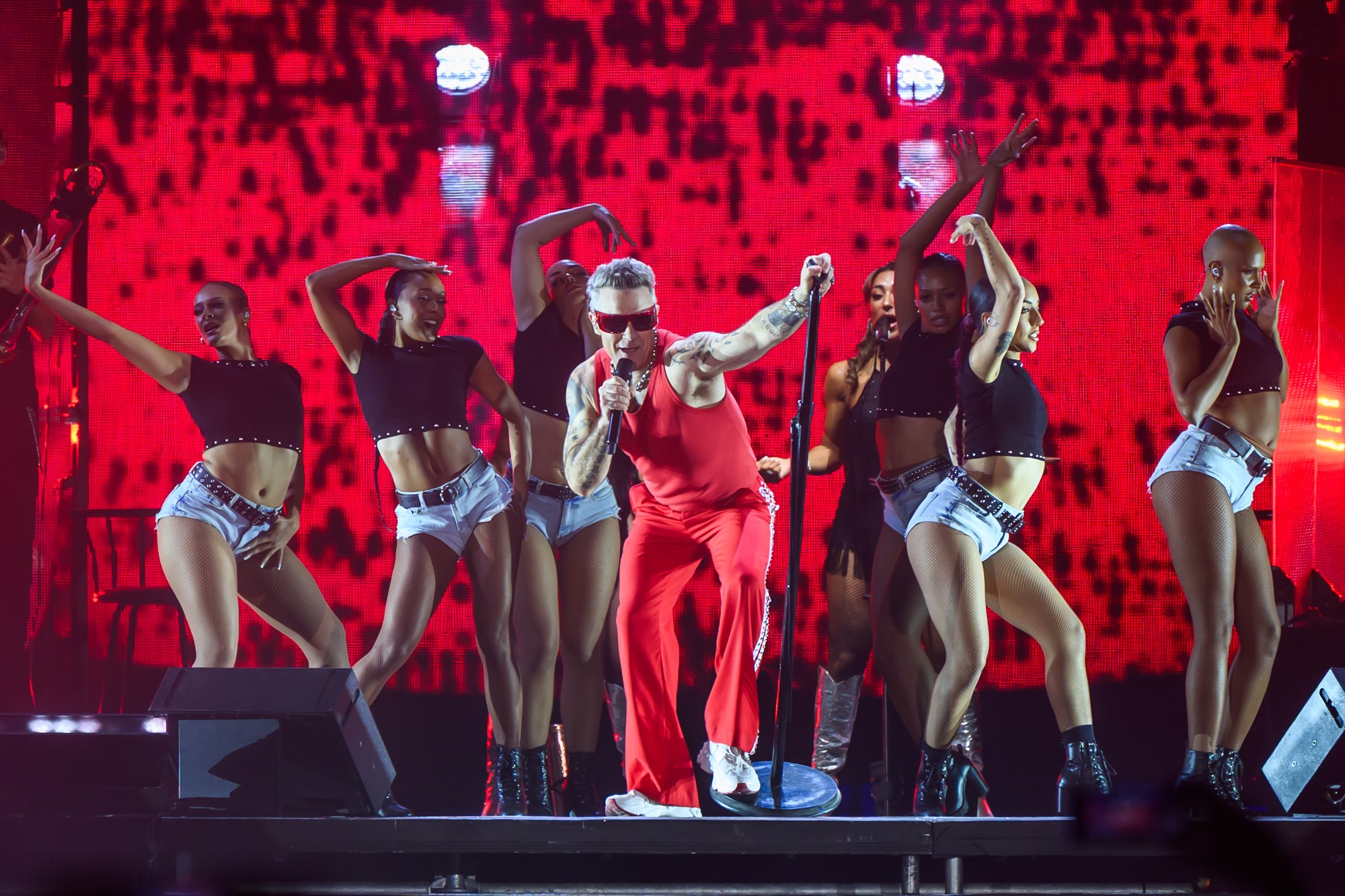 Vystúpenie Robbieho Williamsa na festivale Lovestream.