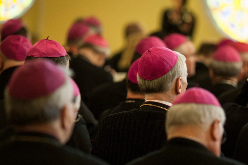 Biskupi podczas obrad Konferencji Episkopatu Polski, 2016 r.