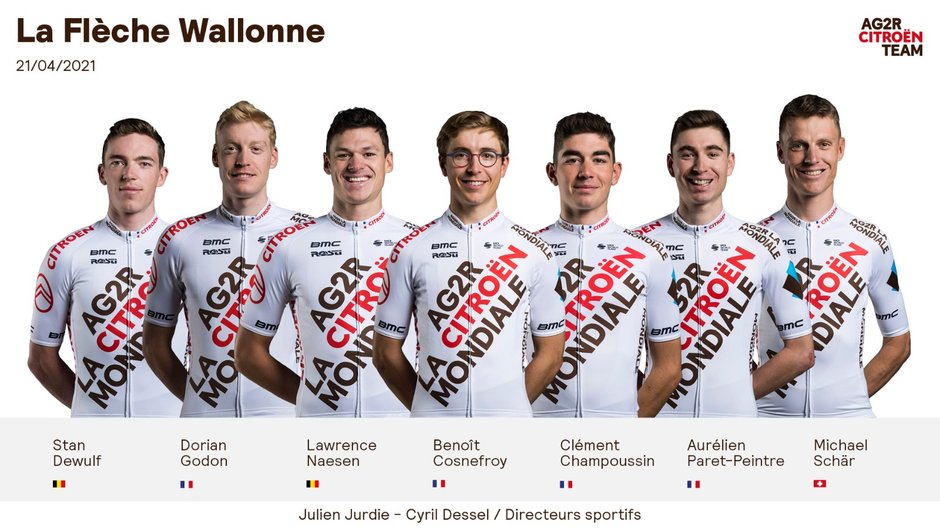 Skład Ag2r Citroen Team na Strzałę Walońską