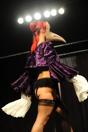 the Masquerade Fashion Show at the Los Angeles Convention Center in Los Angeles