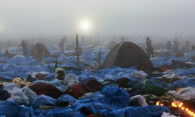 GERMANY-POPE-WYD-MARIENFELD-PILGRIMS