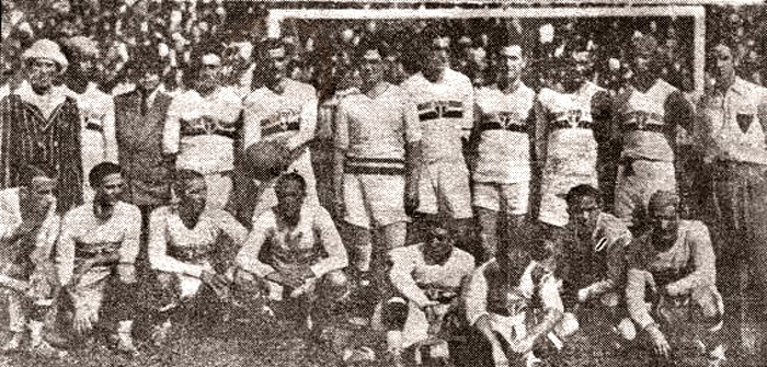 Skład SPFC z Arthurem Friedenreichem w składzie w 1931 r.