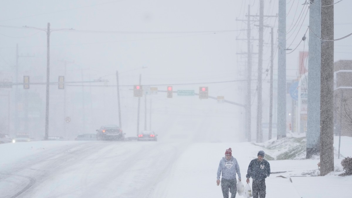Snežna oluja u Americi - Nešvil, Tenesi, 24. januara