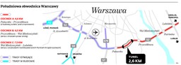 Południowa obwodnica Warszawy: Kolejka po siedem miliardów złotych