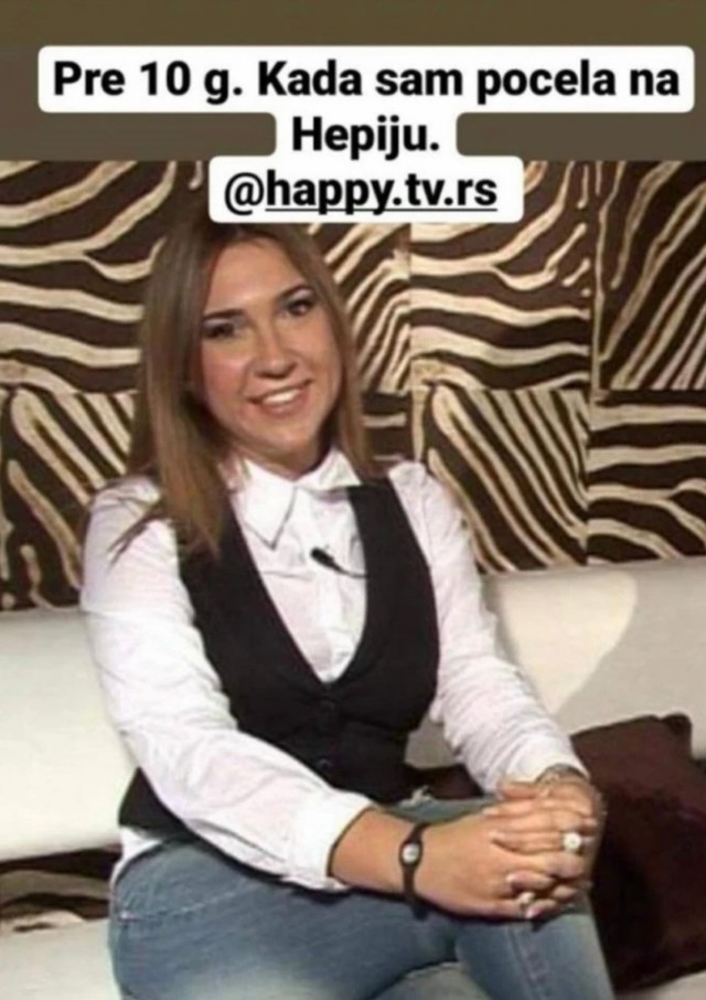 Jovana Jeremić na početku karijere