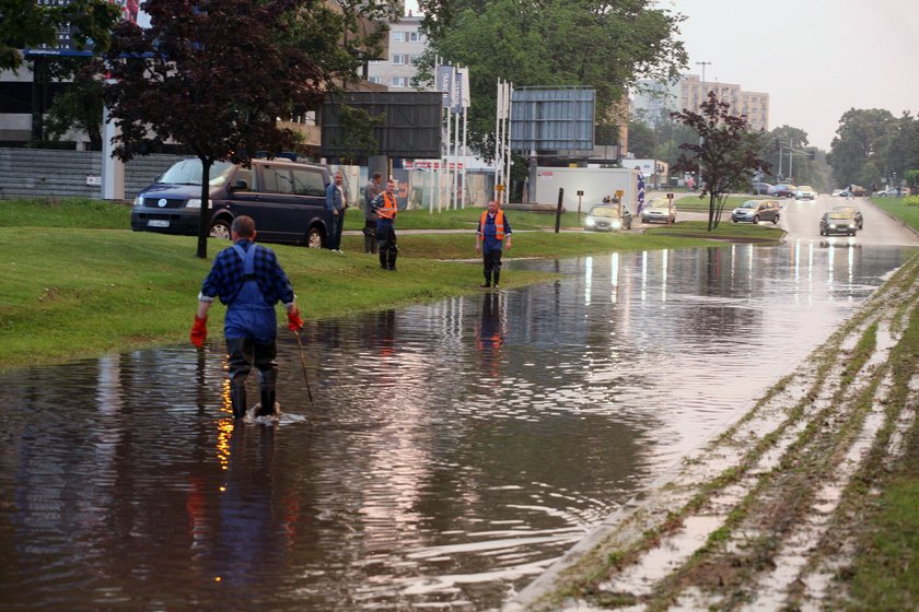 Burze i ulewy na Pomorzu