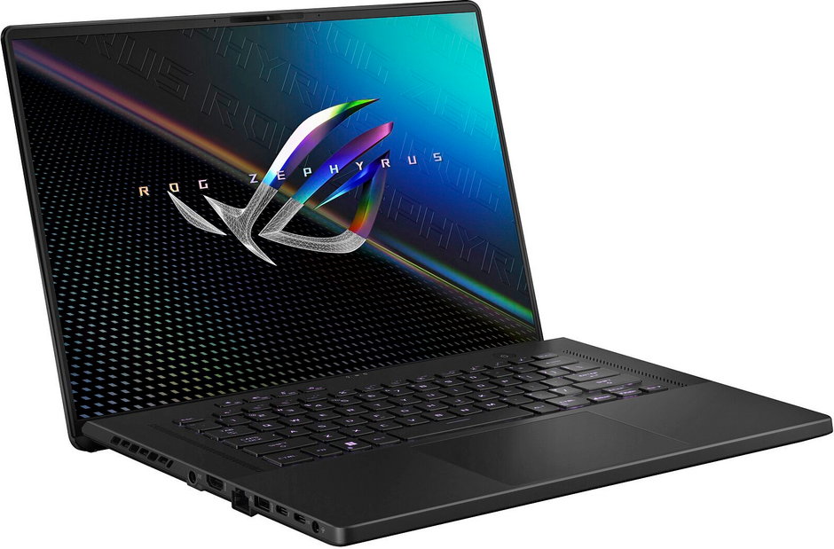 Asus ROG Zephyrus M16 (GU603ZW) – laptop po podniesiu klapy matrycy