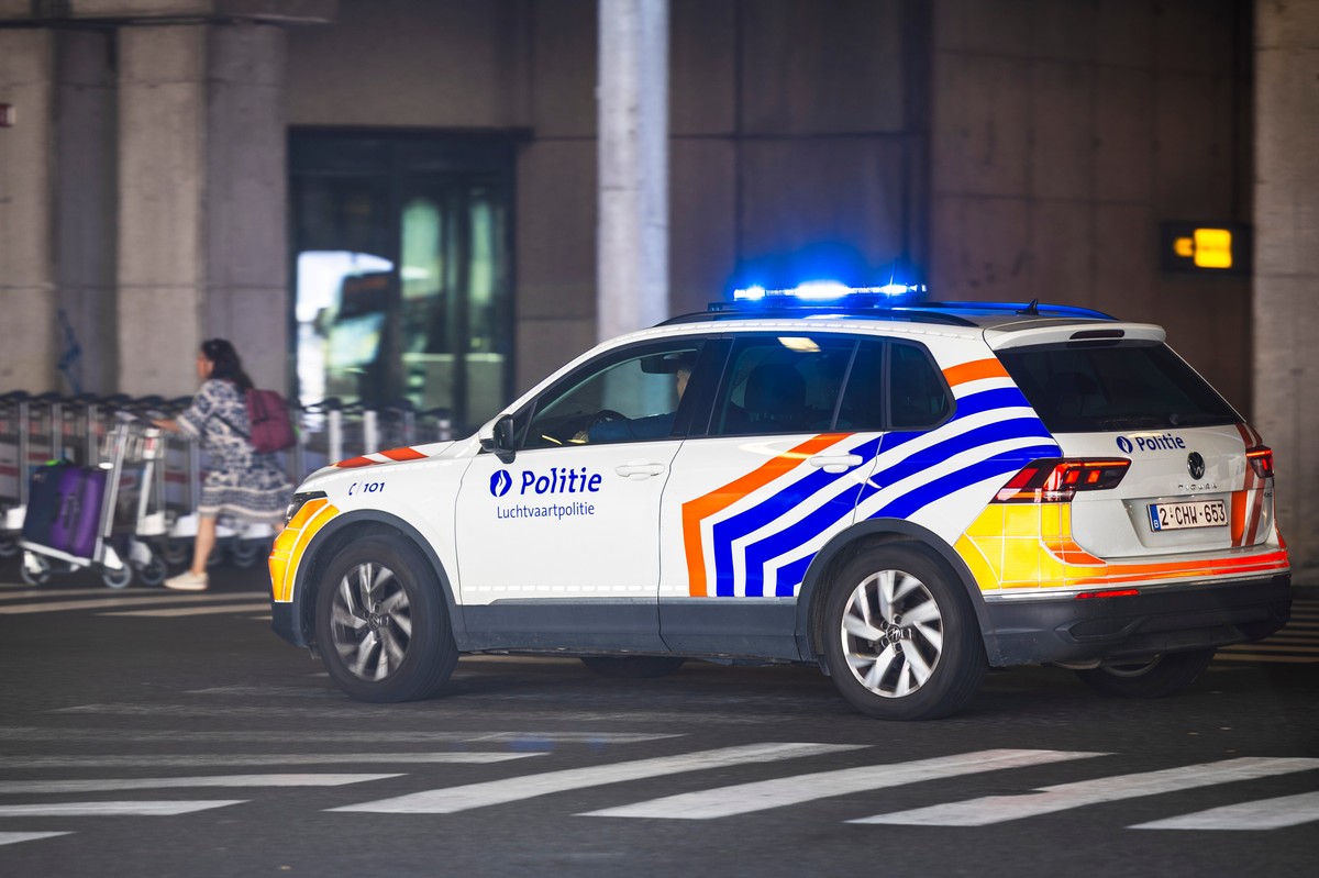 Radiowóz belgijskiej policji