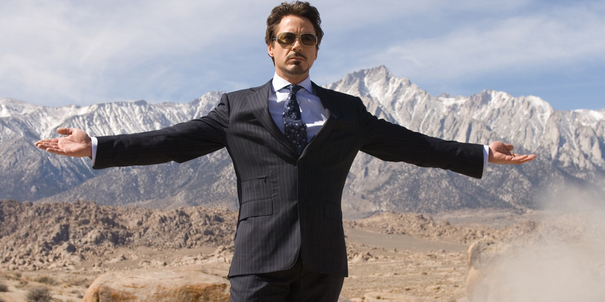 Tony Stark, miliarder, filantrop i wynalazca z filmu "Iron Man"