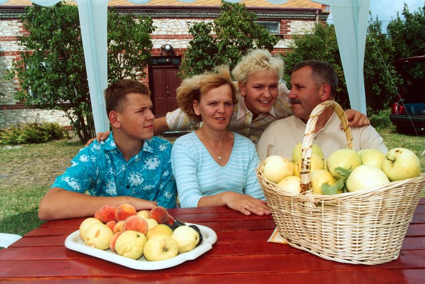 Otylia Jędrzejczak z rodziną