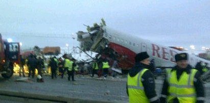 Rozbił się tupolew! Chciał lądować na autostradzie? Stanął w ogniu!