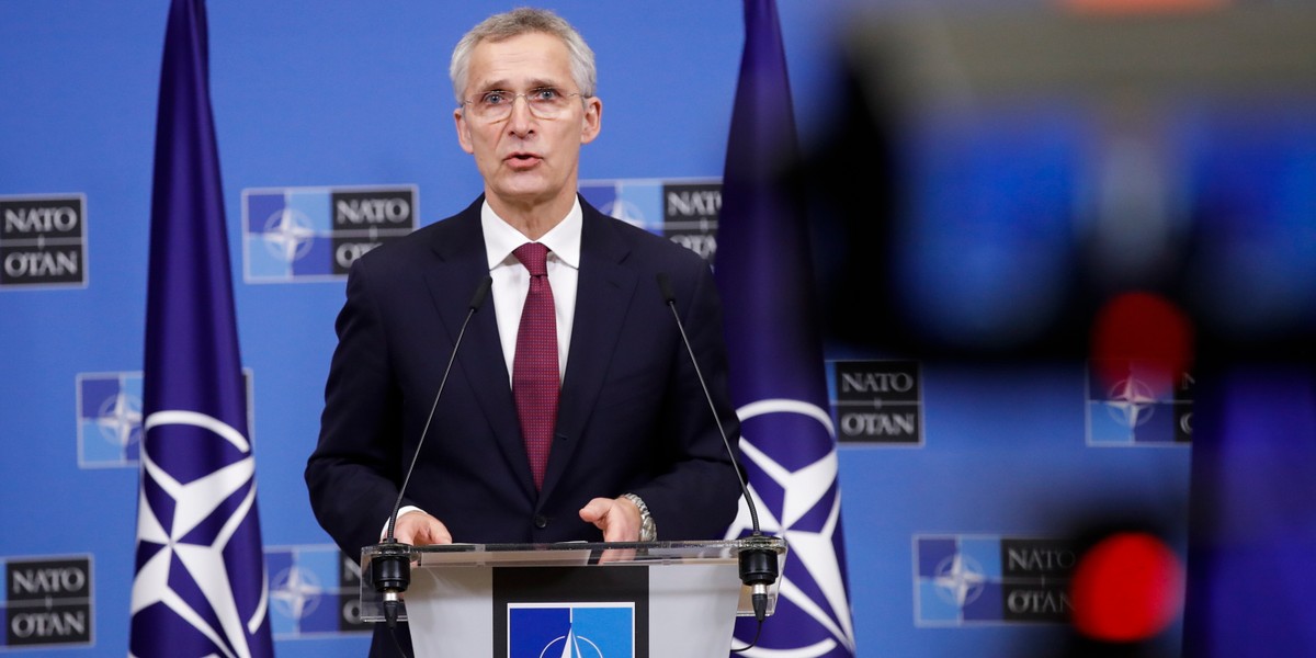 Sekretarz generalny NATO Jens Stoltenberg.