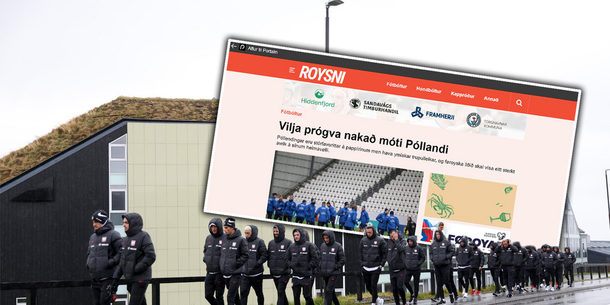 Dziennikarze z Wysp Owczych czekają na mecz z piłkarsko "okaleczoną" reprezentacją Polski. 