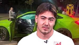 Nikola Tošić slupan auto