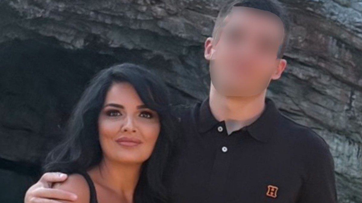 Milena Popović sa sinom