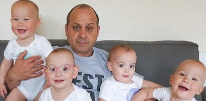 Chory na koronawirusa ojciec czworaczków walczy o życie w szpitalu