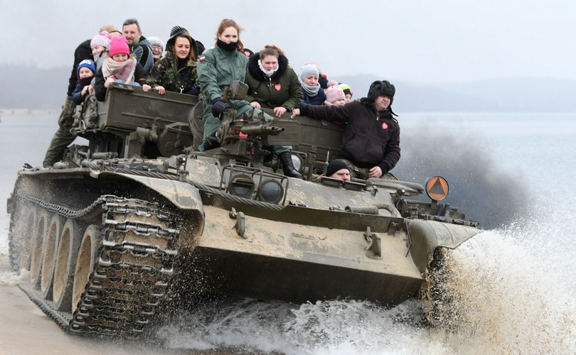 Sopot przejażdżka czołgiem