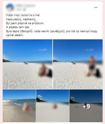 "Nierealnie pięknie" - zachwala turysta z Czech (Facebook/POLSKO - tipy na dovolenou, krásná místa a zajímavosti)