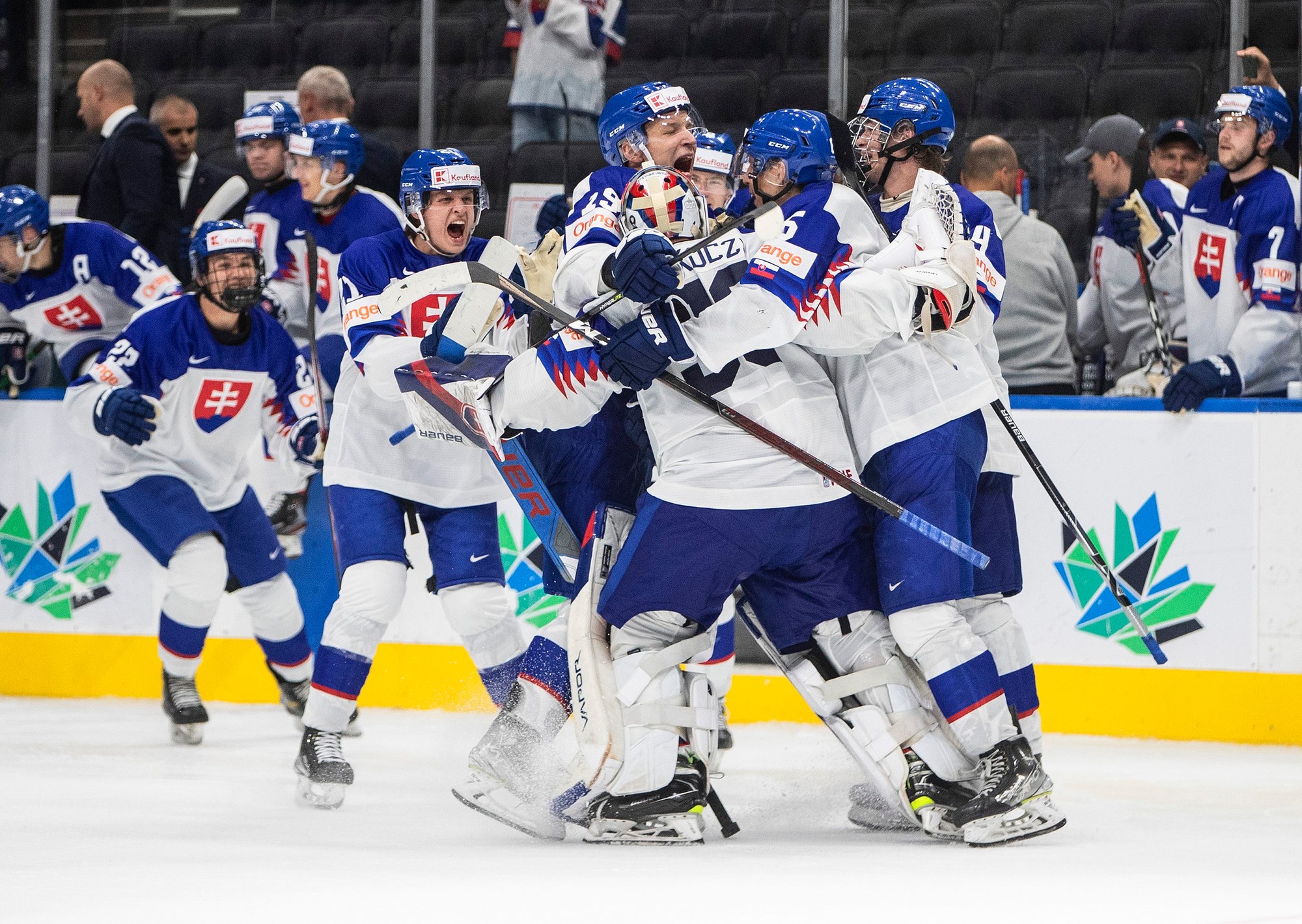 MS v hokeji U20: Slovensko - Lotyšsko.
