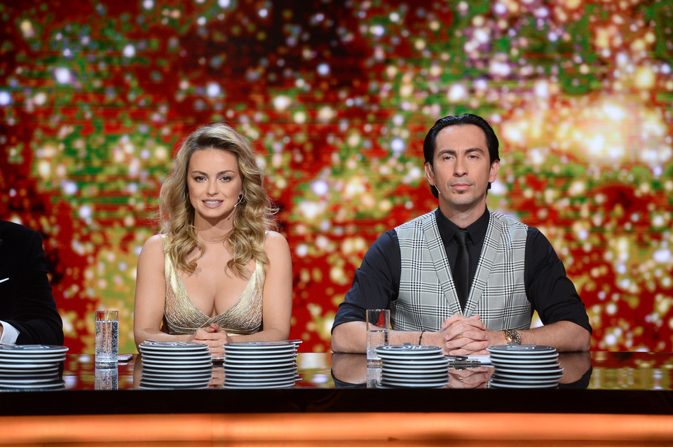 Ola Jordan i Michał Malitowski na planie programu "Taniec z gwiazdami"