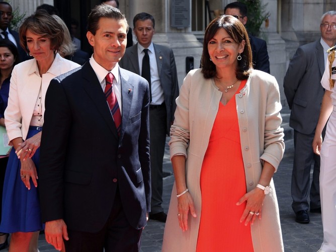 Anne Hidalgo i Enrique Peña Nieto