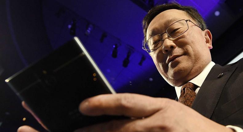 Blackberry CEO, John Chen.