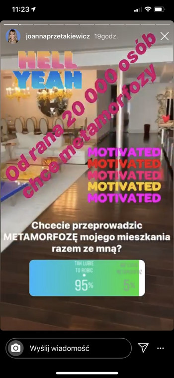 Joanna Przetakiewicz na Instagramie