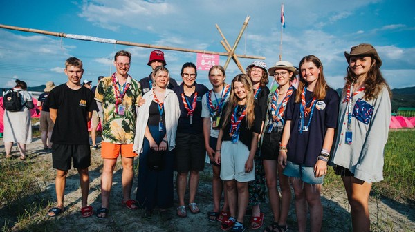 Choć pobyt na największym obozie świata był skrócony, harcerze świetnie się na nim odnaleźli.