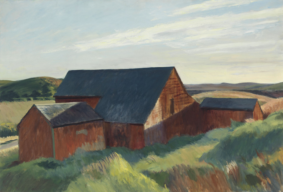 Edward Hopper, "Cobb's Barns, South Truro" (1930-33)