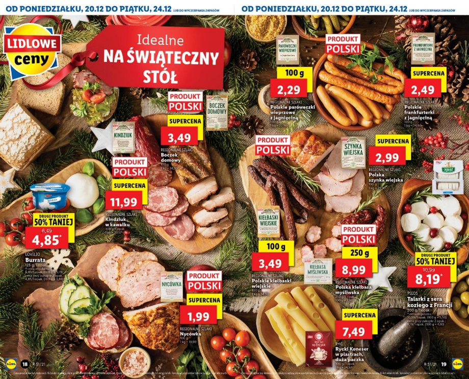 Lidl. Wyjątkowe promocje na święta. Karp, masło, mandarynki