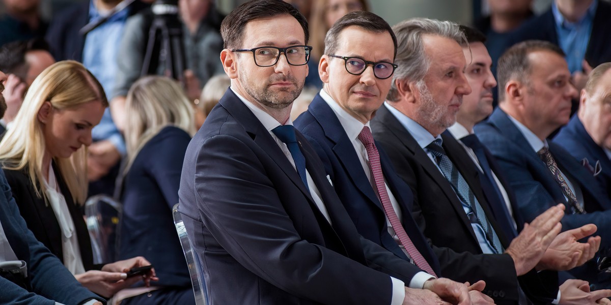 Daniel Obajtek i Mateusz Morawiecki