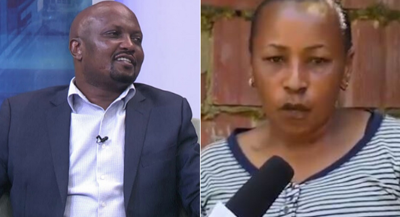 Joyce Wanja alias Wagichungumwa offers to buy underwear for Gatundu South MP Moses Kuria after he assaulted her on Inooro TV show