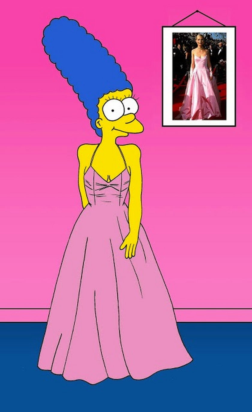 Marge Simpson jako Gwyneth Paltrow