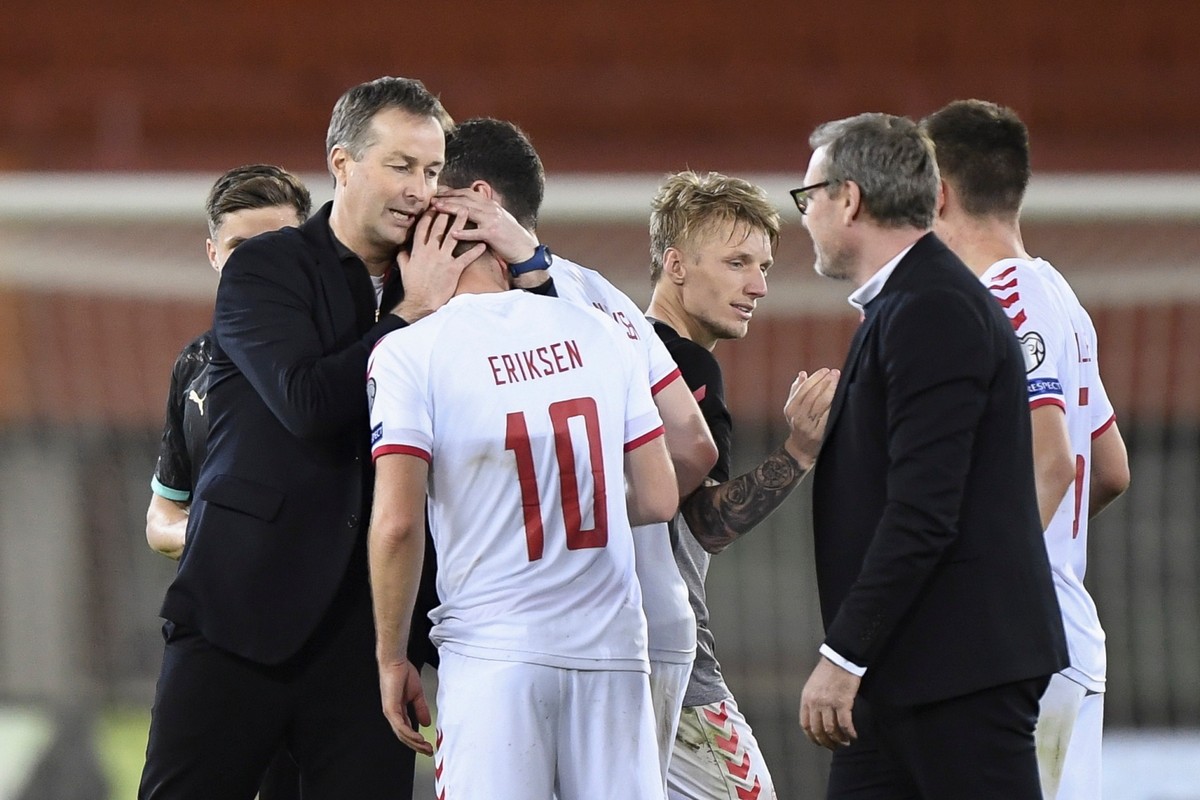 Kasper Hjulmand i duńscy piłkarze