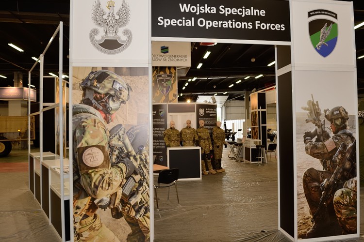 Stanowisko Wojsk Specjalnych <br><br>fot. Sławomir Mrowiński