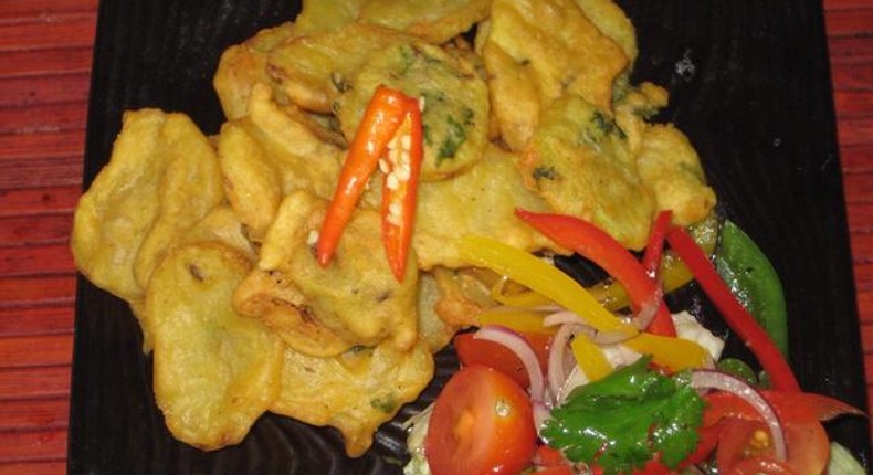 Tasty Kenyan potato bhajia