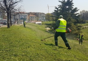 Radnici JKP "Zelenilo Beograd"