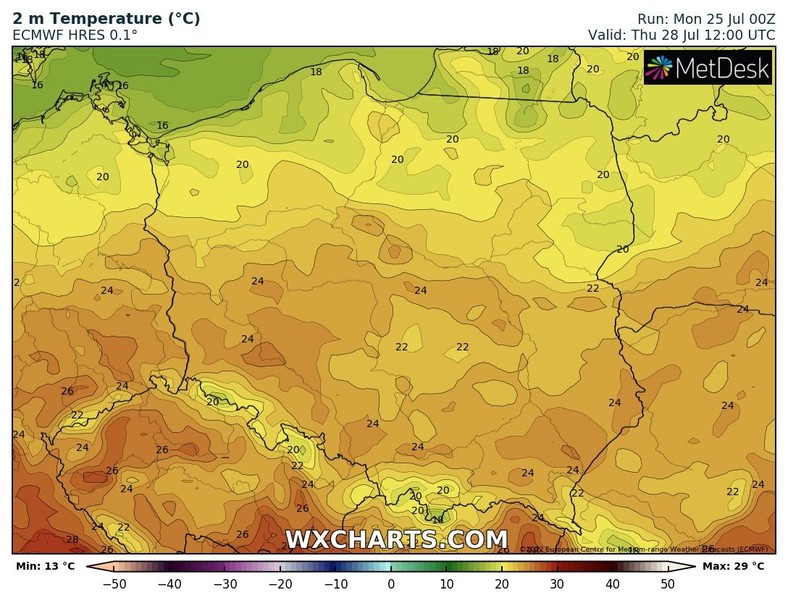 W północnej Polsce zrobi się wręcz zimno