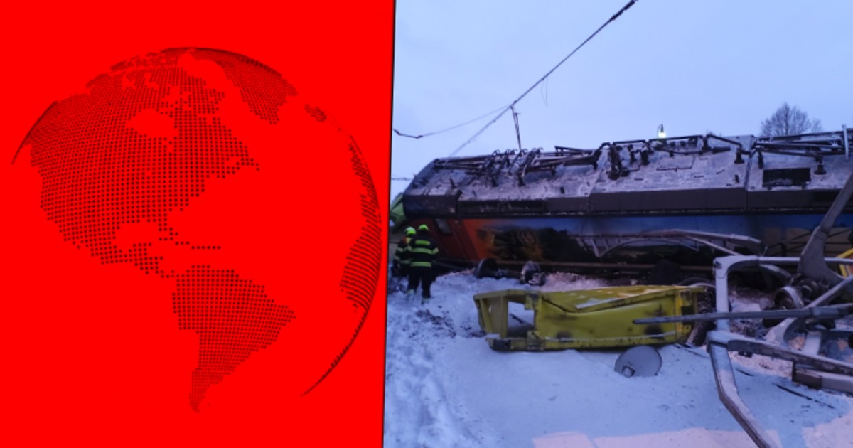 Katastrofa na českých svazích.  Strojvedoucí musel z lokomotivy vyskočit