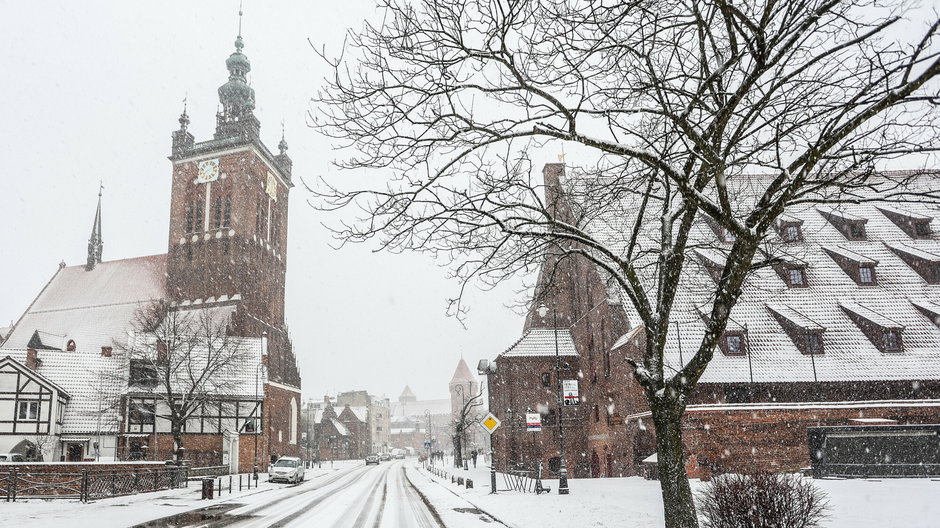 Zima w Gdańsku (zdjęcie ilustracyjne)